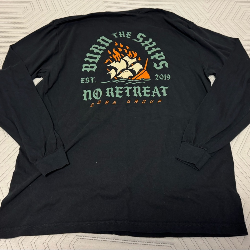 GBR GROUP Burn the Ships L/S Tee - Large